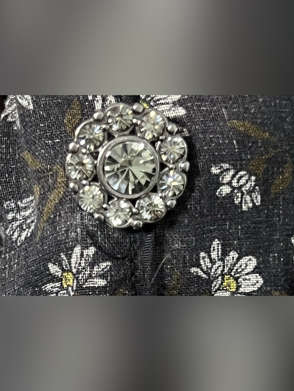 Marc Jacobs Daisy Floral Sheer Cotton Dress Black White Size 8 Like New - Picture 4 of 11
